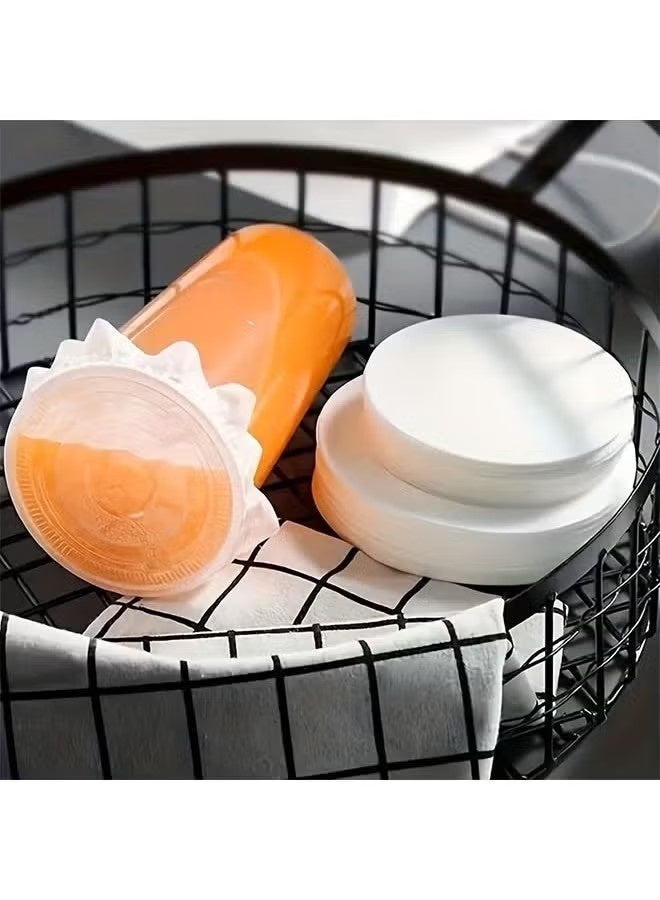 أغطية أوراق المشروبات المقاومة للتسرب للقهوة، 500 قطعة لأكواب الطعام الآمنة للقهوة والشاي والحفلات والمزيد، مقاومة لانسكاب الزيت - Image 4